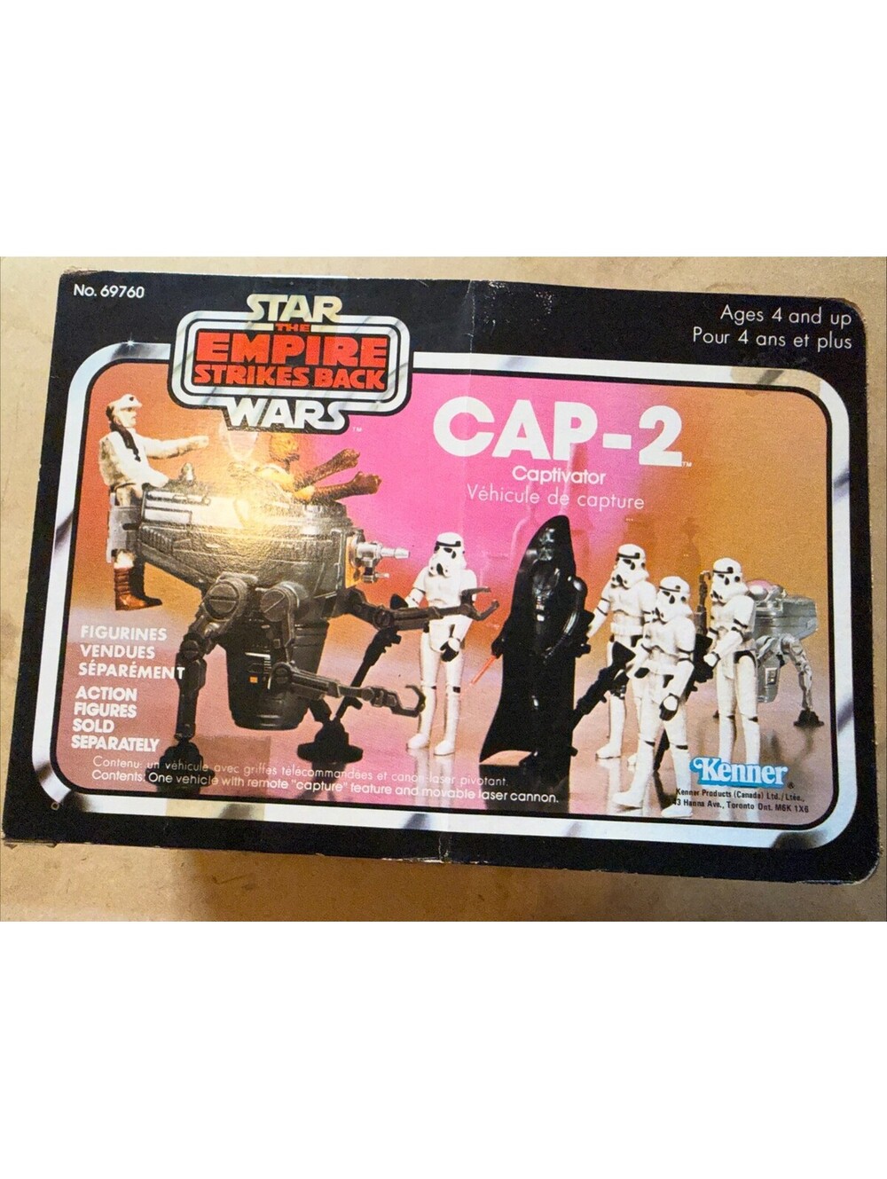 CAP-2 Captivator 1981 STAR WARS Vintage Original NEW Factory SEALED Tri Logo